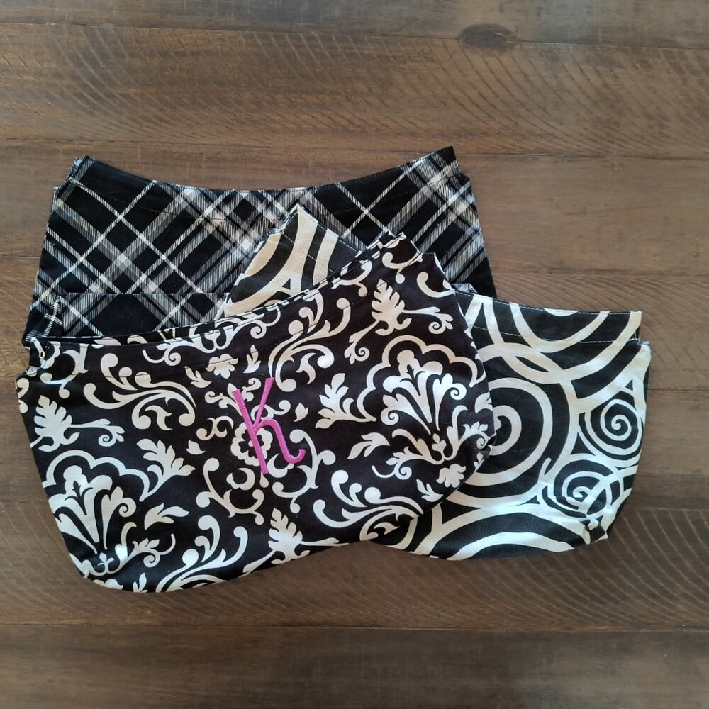 Thirty One Brown Skirt Bag with 10 Different Attachable Skirts - Picture 3 of 8